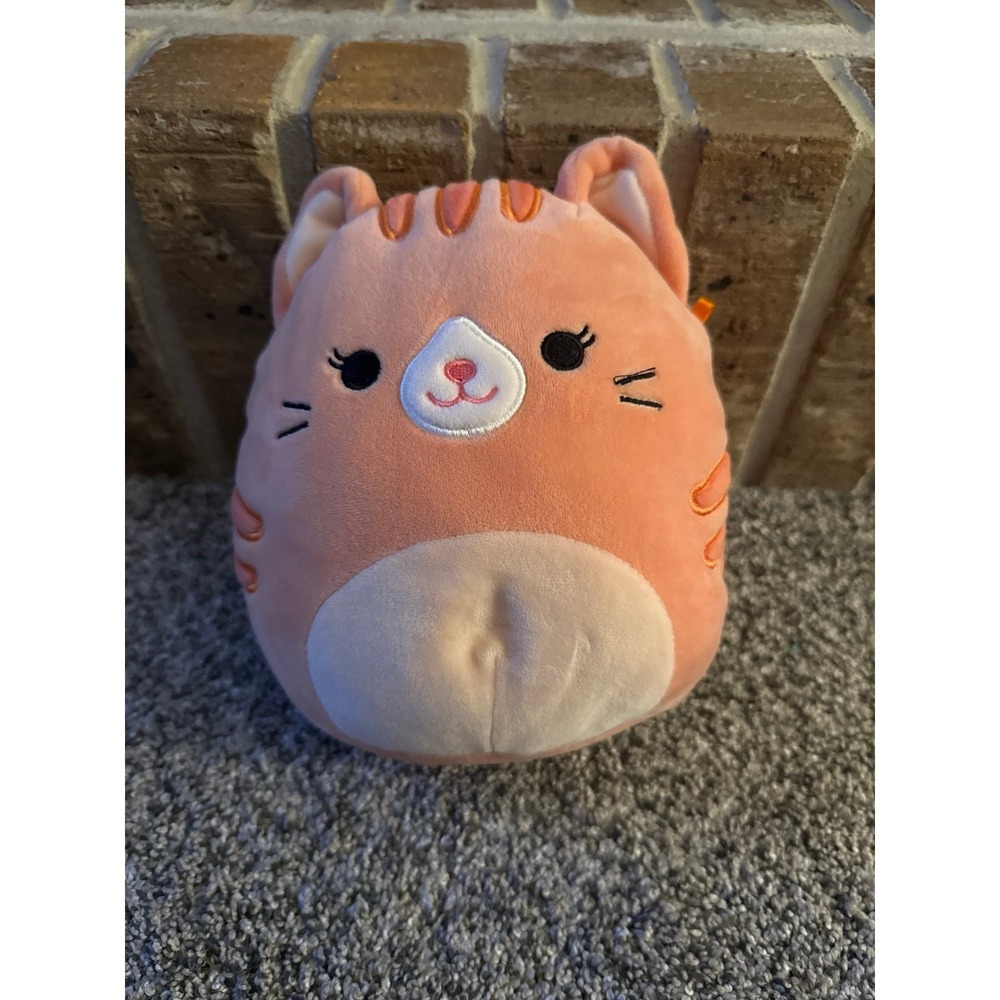 Squishmallows 7.5‎ Inch Orange Tally Tabby Cat Gigi Plush
